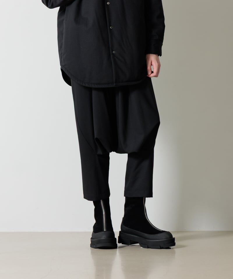 MB ULTIMATE 尾州ウール 4タックサルエルスラックス | MB -there is