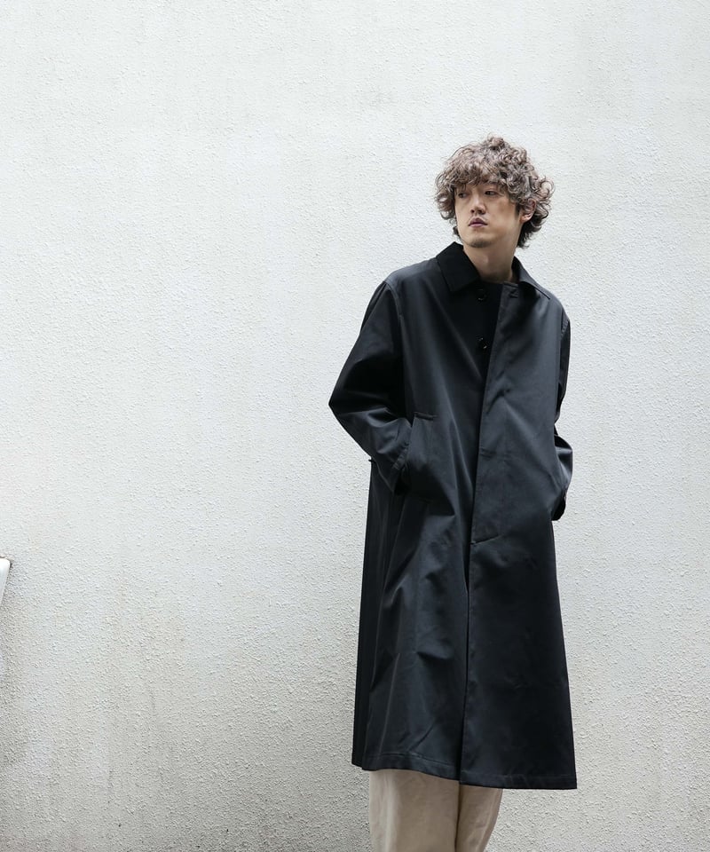 ラ*ン様 【着用1回】洗濯可能 MBハイエンド尾州ウールステンカラーコート ウォ ラ*ン様 【着用1回】洗濯可能 MBハイエンド尾州ウールステンカラー