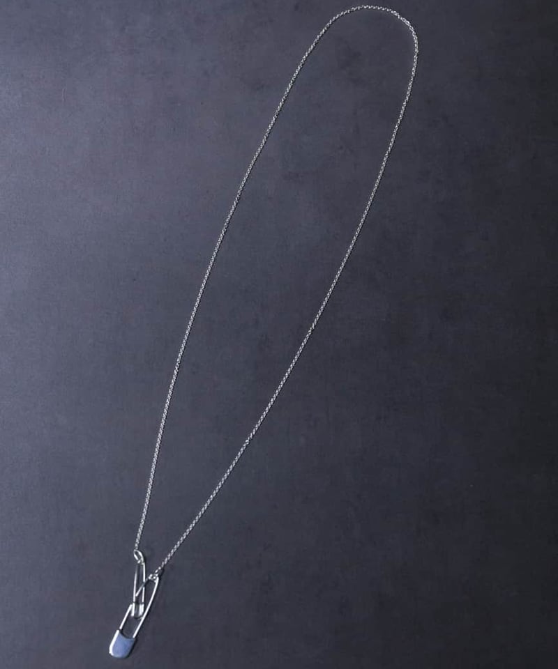 OX JEWELRy Safety Pin Long Necklace | MB -there