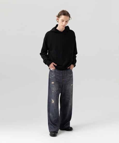 MB ULTIMATE FABRIC トロンプルイユワイドデニムパンツ