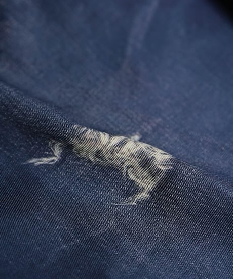 MB ULTIMATE FABRIC トロンプルイユワイドデニムパンツ