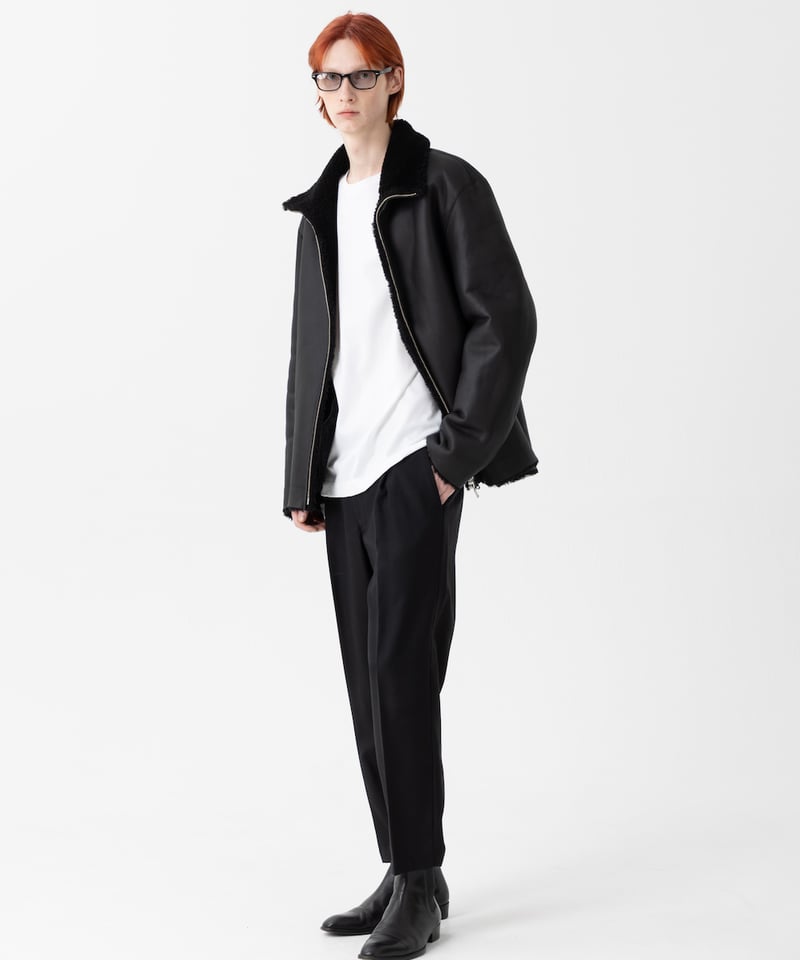 MB　ヴェネトムートンジャケット　ブラック M MB 