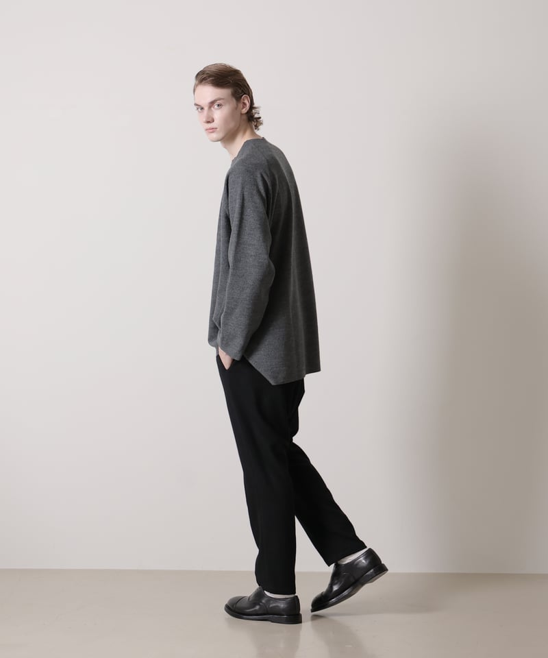 MB ハイエンド尾州ウール カットオフプルオーバークルーネック | MB