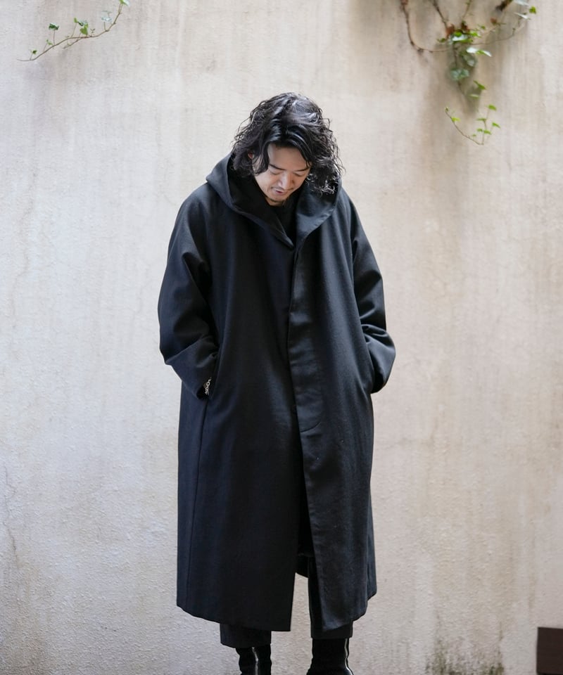 ふとし様売約済み　ENRICO MANDELLIのカーフコート 3/1発売】MB ULTIMATE尾州/近江晒ウール フーデットコート | MB -ther