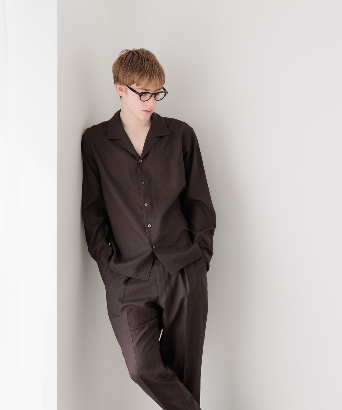MB ULTIMATE FABRIC オープンカラーシャツ fabric by soalon