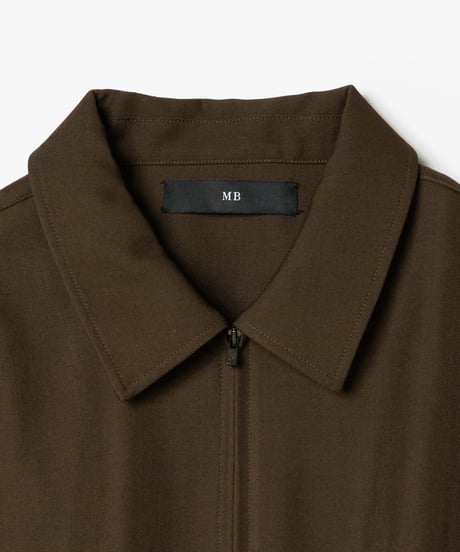 STANDARD WOOLY TWILL  CUT OFF CROPPED BLOUSON
