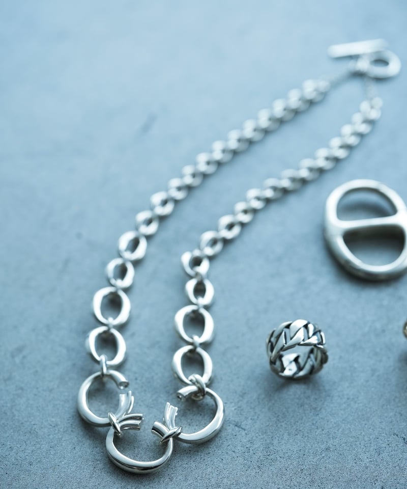 MB OX JEWELRy Chain Necklace ヴィンテージシルバー MB OX JEWELRy Chain Necklace ヴィンテージシルバー OX JEWELRy