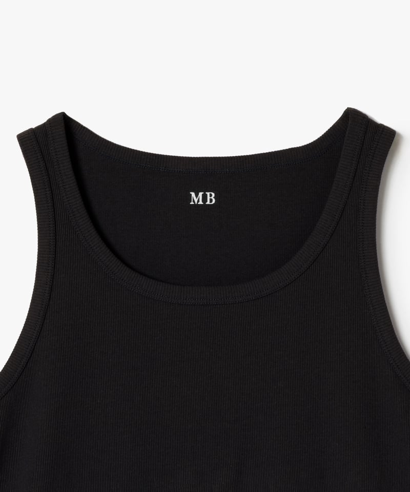 MB PERMANENT 強撚コットン リブタンクトップ | MB -there is a