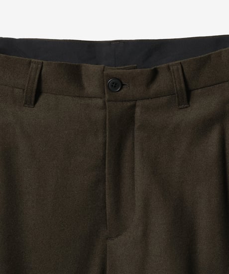 MB ULTIMATE FABRIC 梳毛カシミヤ ストレッチフラノ サルエルスラックス