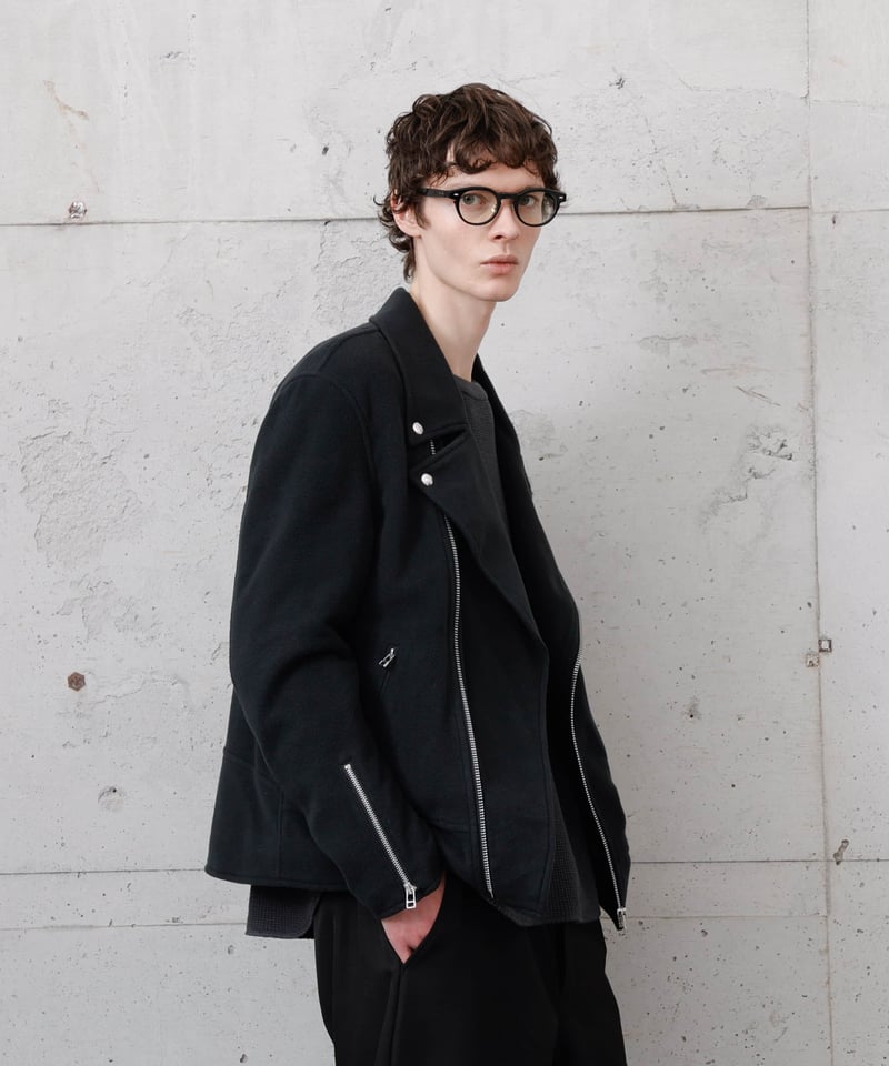 MB フリースダブルライダース by Lanificio Becagli MB LIMITED フリースダブルライダース by Lanificio Becagli IT