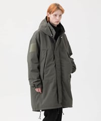 MBハイエンド尾州ウールタイロッケンコート　ブラック 10/19アーカイブ発売】MBハイエンド尾州ウールタイロッケン