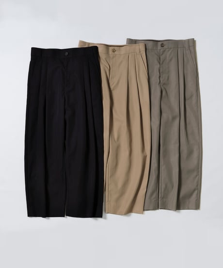 MBハイエンド ベーシックワイドスラックス MORE THAN COTTON