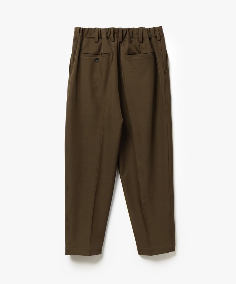 STANDARD WOOLY TWILL TAPERED SLACKS | MB -there