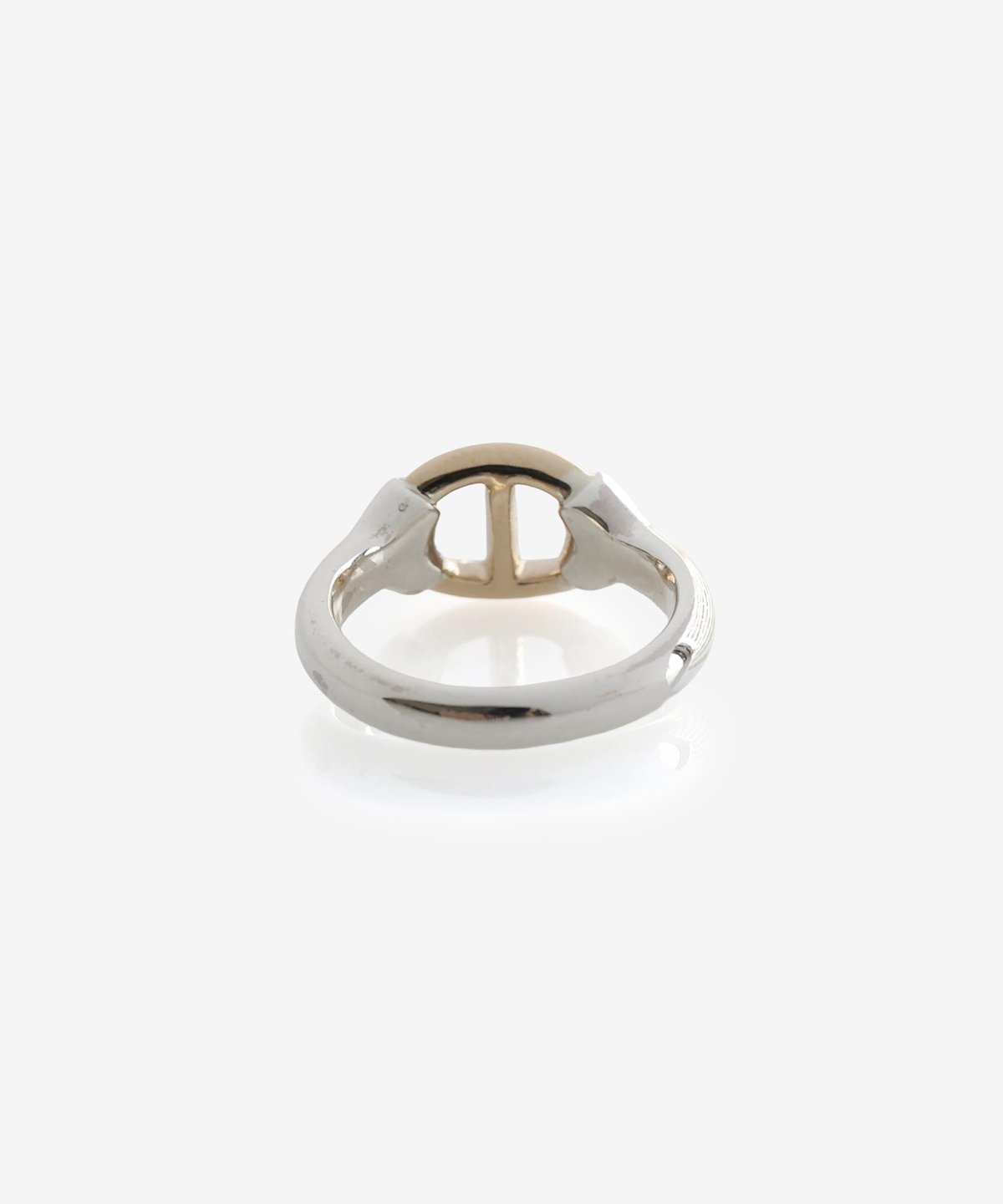 OX JEWELRy Center Anchor Chain Classic Ring(sma