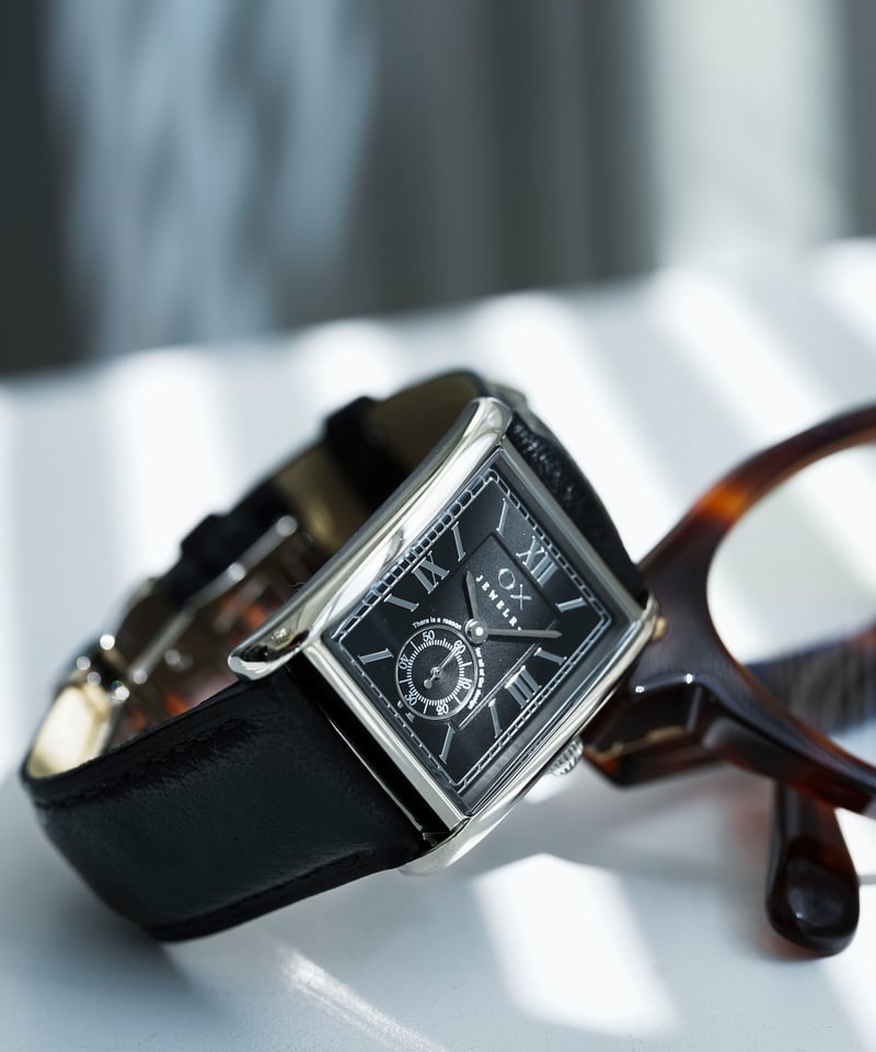 OX JEWELRy Signature Line Classic Rectangle Fac