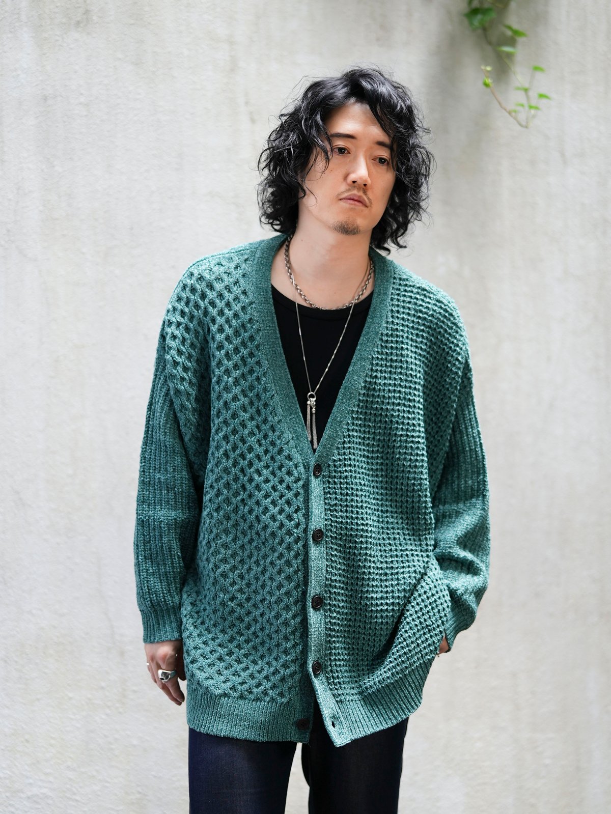 MB STANDARD ヴィンテージ グランジニットカーディガン fit=scale-down,w=1200