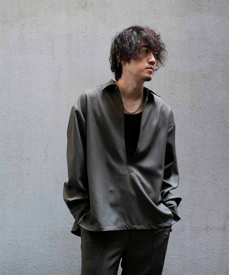 MBスタンダードプルオーバースラッシュシャツ MBスタンダードプルオーバースラッシュシャツ | MB -there is a