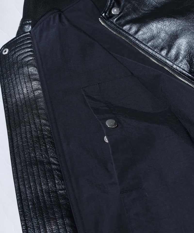 10/19アーカイブ発売】Ch.ハイエンドオーバーサイズレザーMA-1