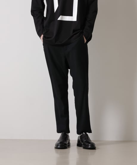 MB ULTIMATE FABRIC 梳毛カシミヤ ストレッチフラノ サルエルスラックス