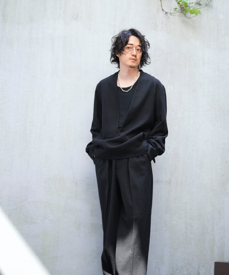 MBワイドスラックス　MBジャケットコート　セットアップ　ブラック 過去最高傑作！究極の王道セットアップ「MBハイエンド尾州ウール