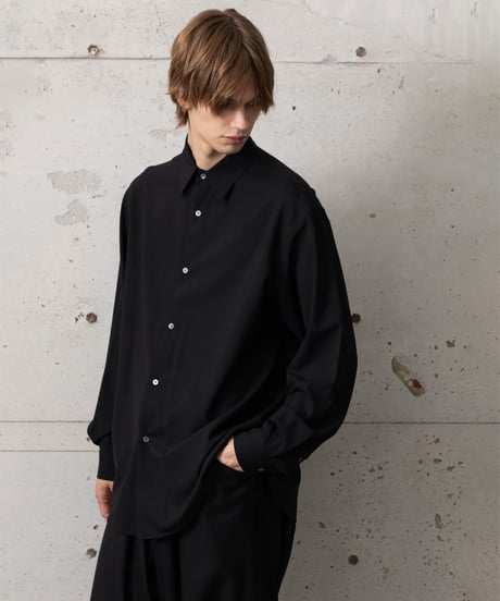 MBハイエンド尾州ウール Super140's ULTRAFINE WOOL パーマネントシャツ