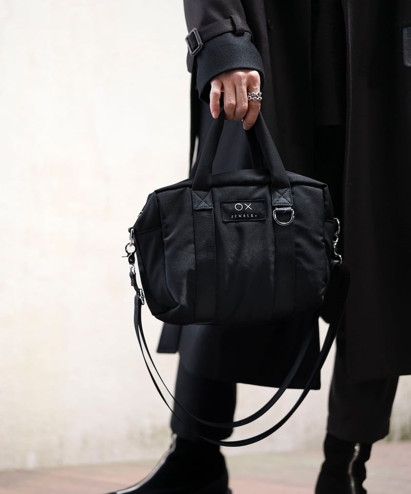 OHGA MINI BOSTON BAG ブラック BOSTONBAG-MINI- ボストンバッグ ミニ – TO&FRO 軽さをもってでかけよう。
