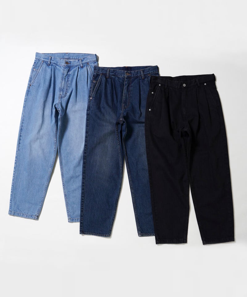 MB OKAYAMA DENIM ハイエンドヴィンテージテーパードパンツ by SHOWA |...