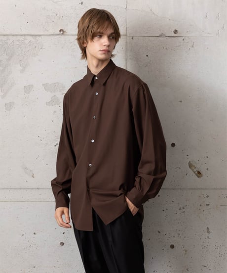 MBハイエンド尾州ウール Super140's ULTRAFINE WOOL パーマネントシャツ