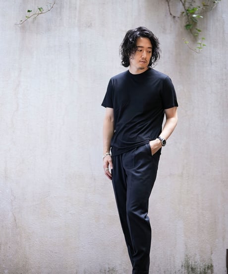 MBハイエンド尾州ウールTシャツ ジャストフィットモデル
