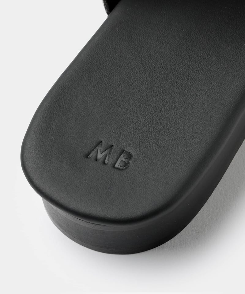 受注生産限定品　MB エムビー ハイエンドレザーグルカサンダル 黒M 履き心地からレザー素材、木型まで徹底的にこだわった究極の