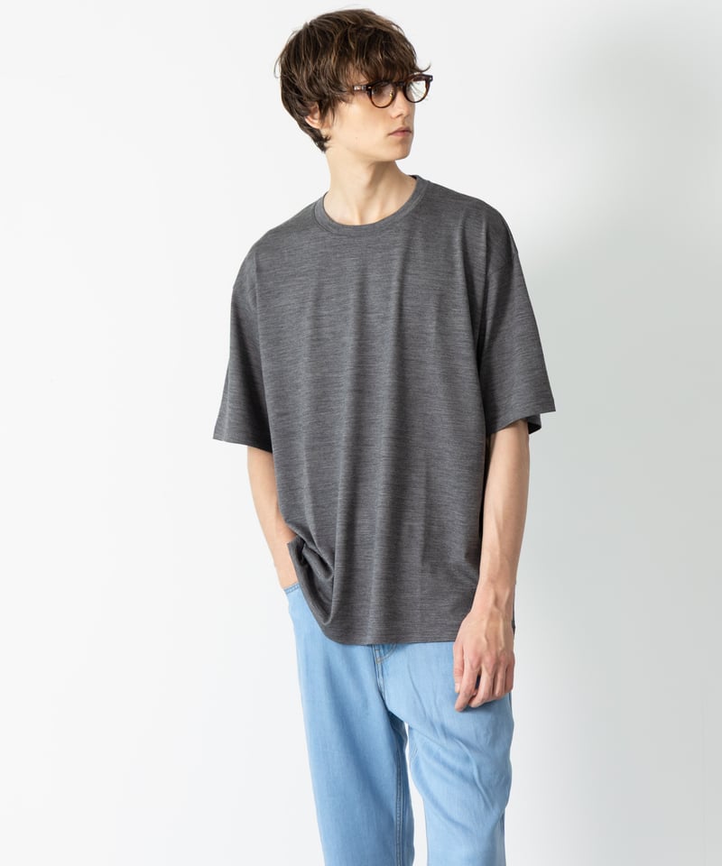 MBハイエンド尾州ウールTシャツ ビッグサイズモデル | MB -there is a