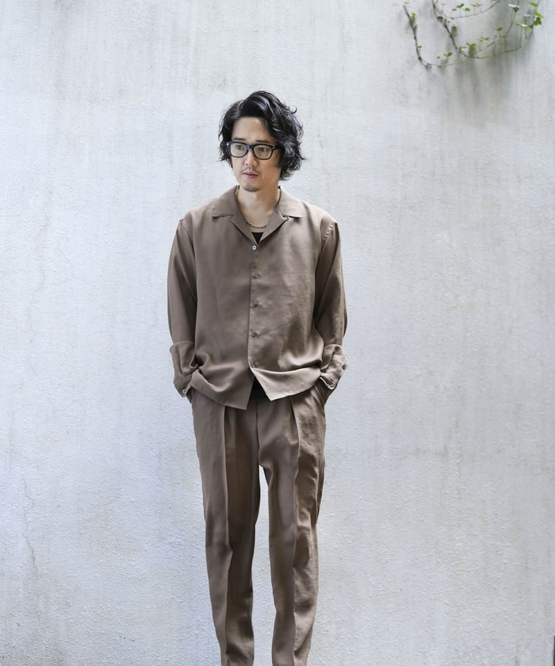 MB ULTIMATE FABRIC オープンカラーシャツ by soalon | MB -t