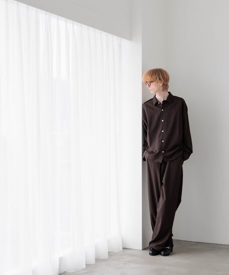 STRIPE BOX PAJAMA SHIRT