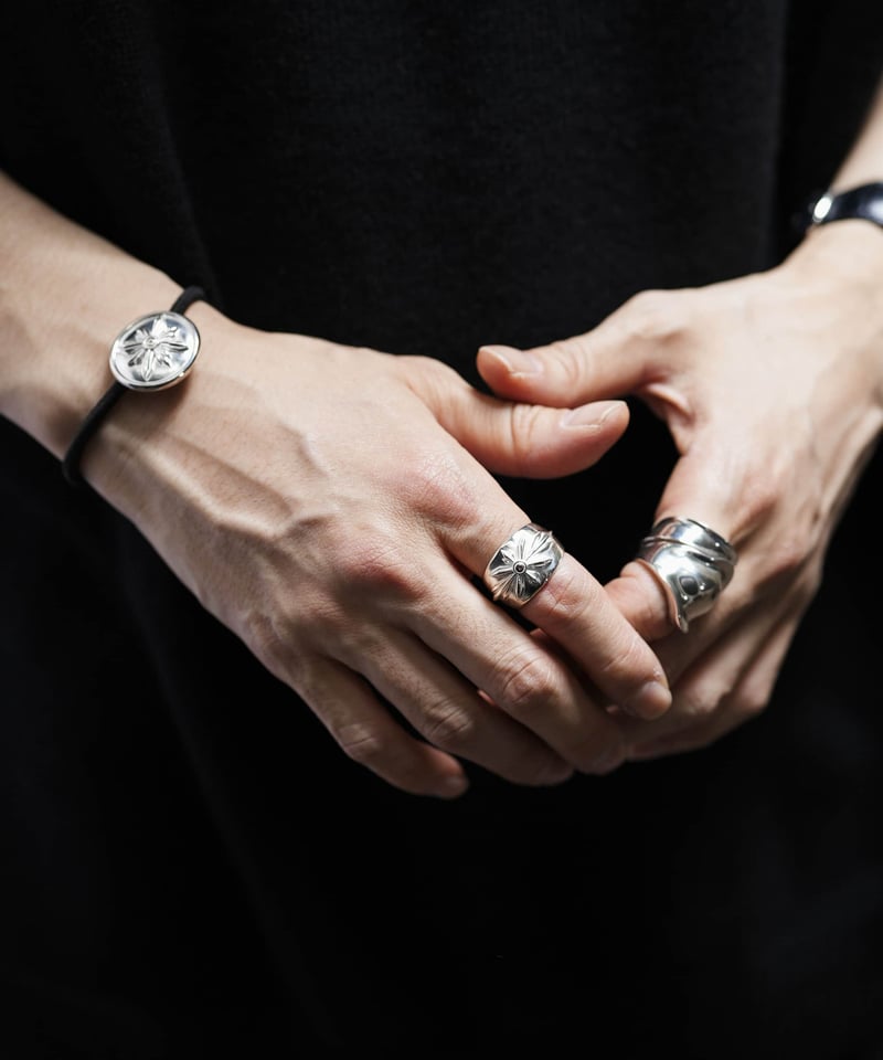 OX JEWELRy American Vintage SILVER CONCHO REPLA