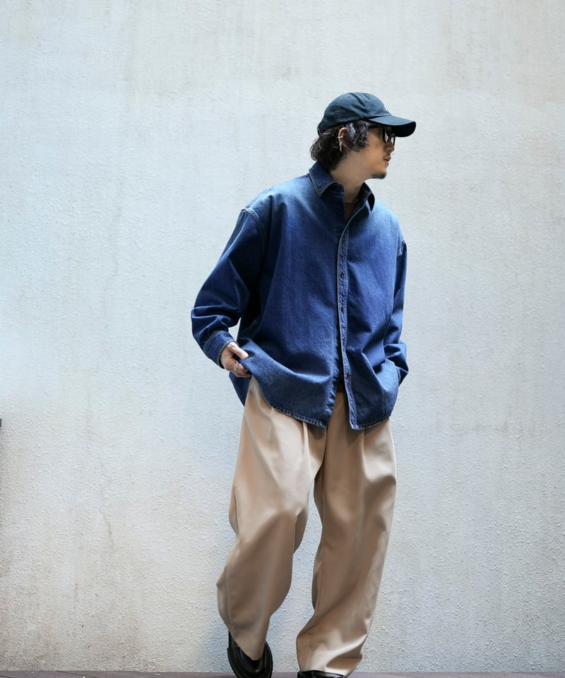 MBハイエンド ベーシックワイドスラックス MORE THAN COTTON | MB -th...