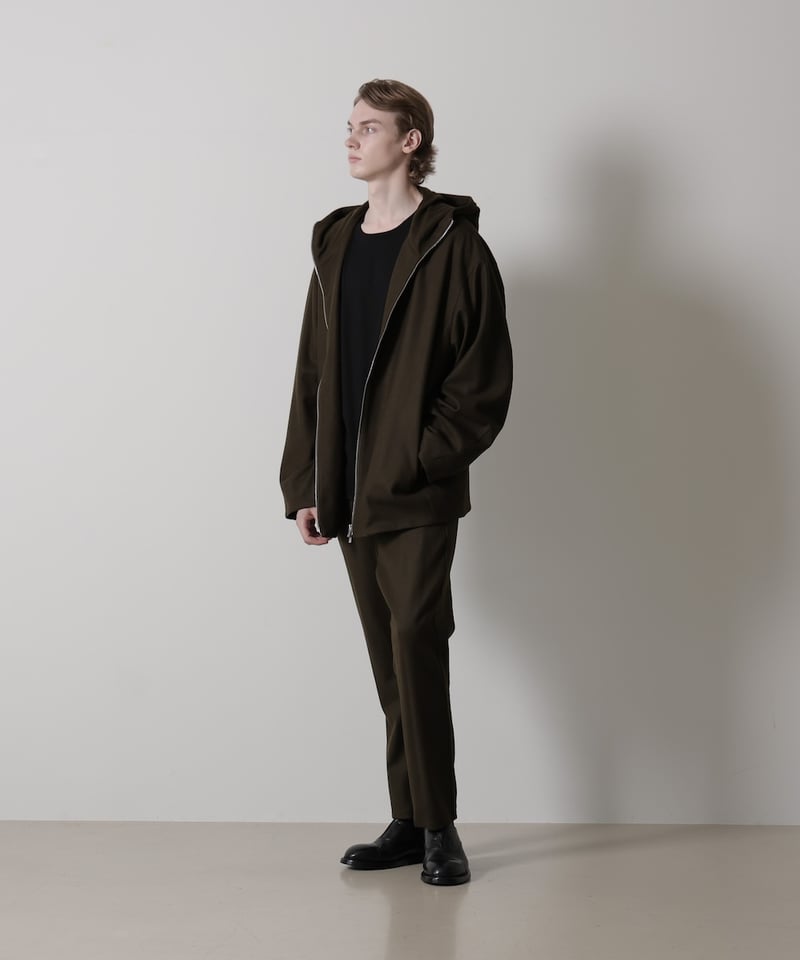 MB ULTIMATE FABRIC 梳毛カシミヤ ストレッチフラノ サルエル
