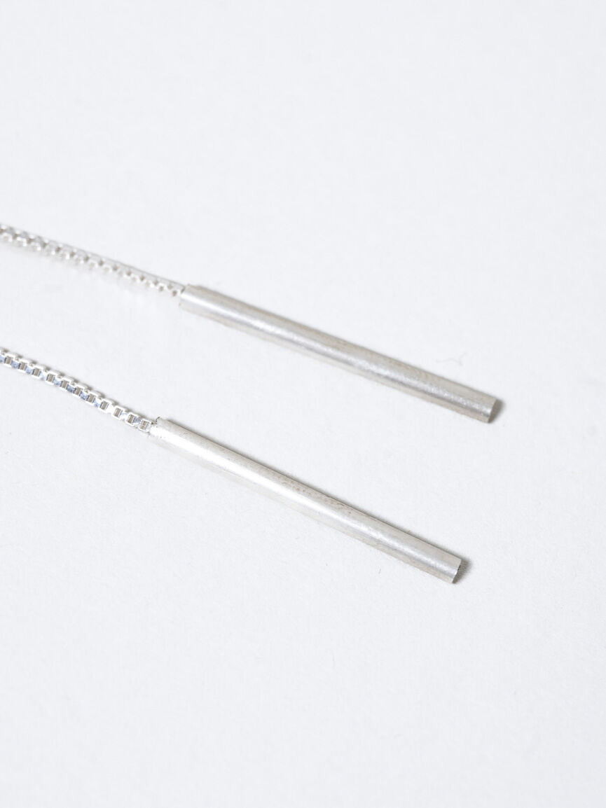 【MB】OX JEWELRY Silver Loop Tie【未使用】