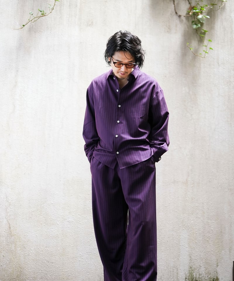 STRIPE BOX PAJAMA SHIRT | MB -there is a reason