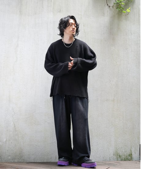 MB STANDARD ブラストスウェットワイドパンツ