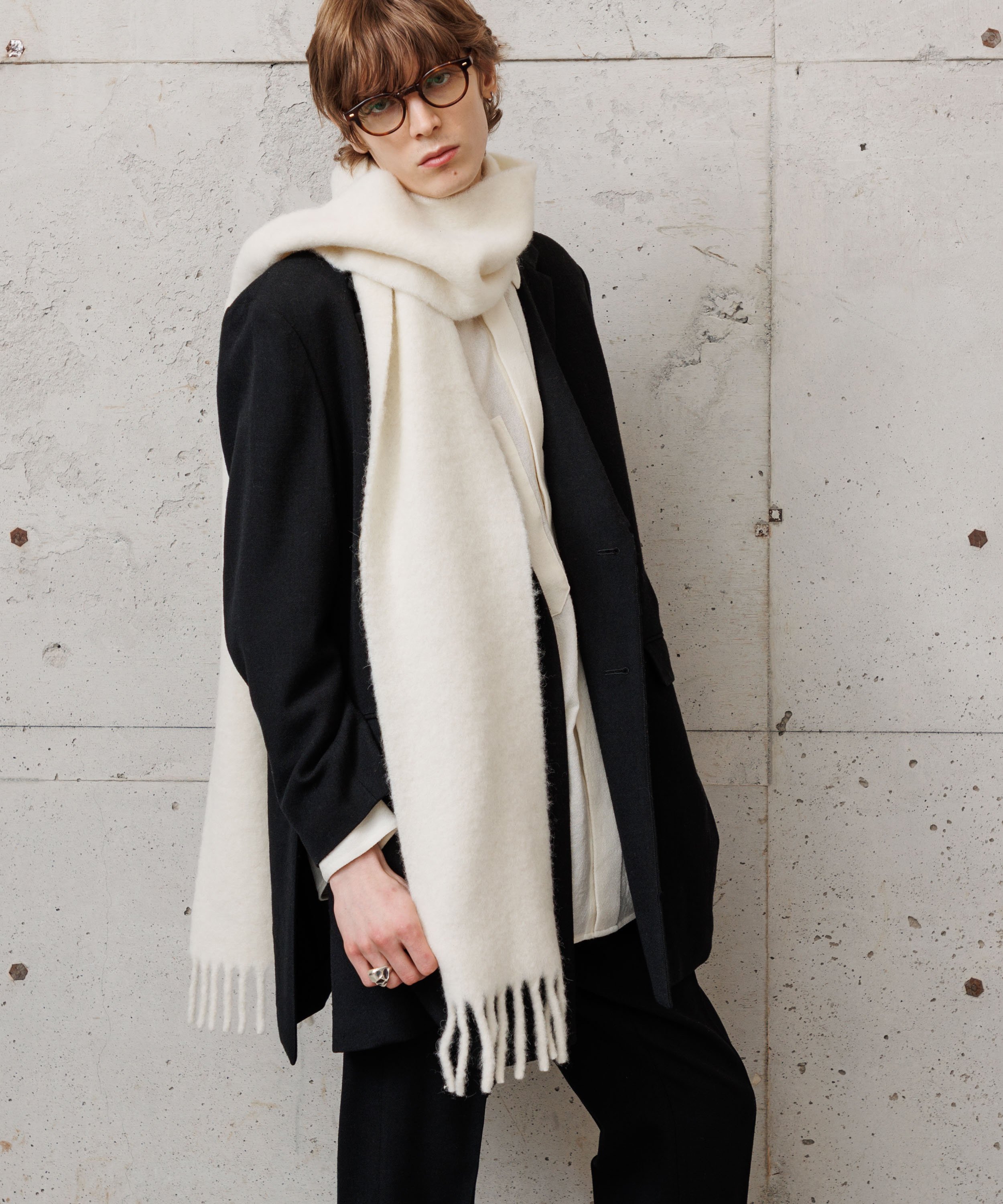 MB ULTIMATE FABRIC アルパカロングマフラー MB ULTIMATE FABRIC アルパカロングマフラー Fabric by Italy