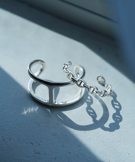 OX JEWELRy Classic Big Anchor Chain Bangle