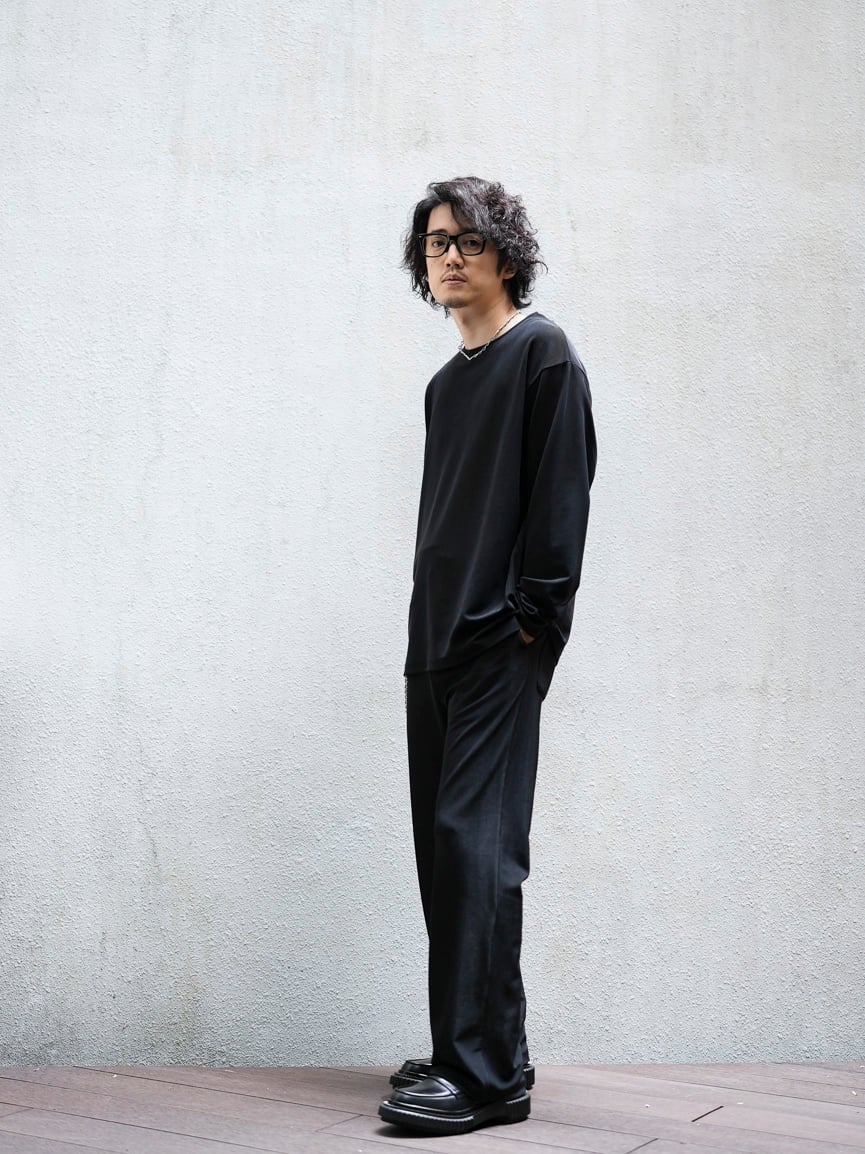 MBナロープリーツフレアスラックス | MB -there is a reason for a