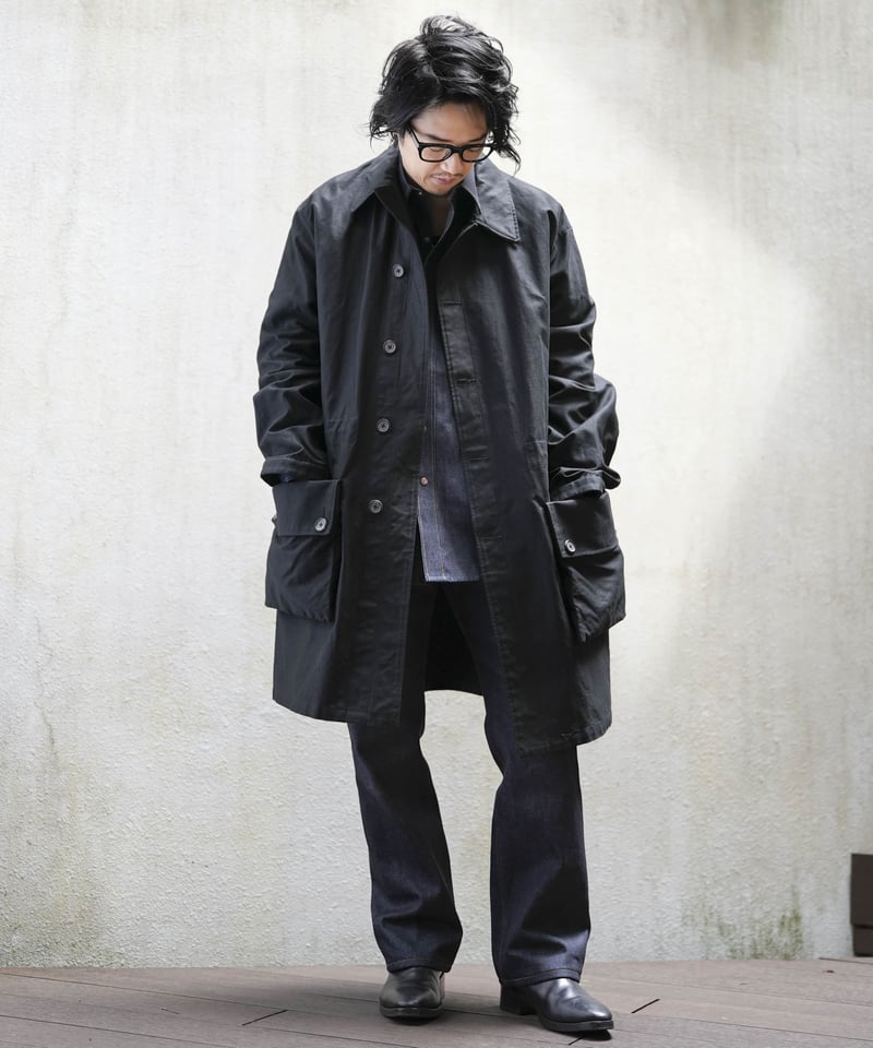 MB COLLABORATION リジッドデニム WRANCHER ランチャードレスジーンズ