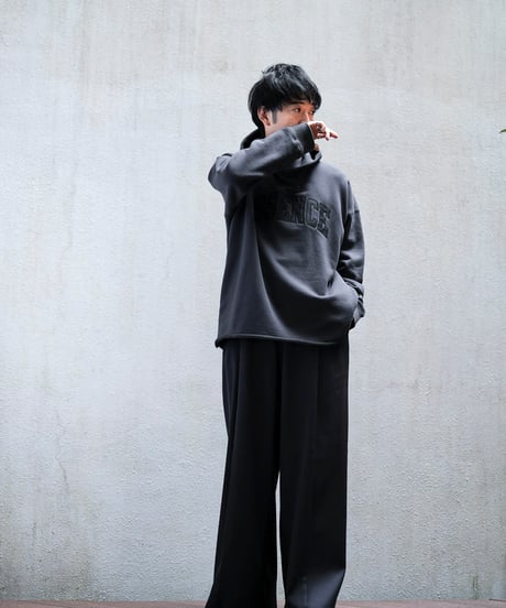 MBハイエンド尾州ウール フロントシーム”ハカマ”スラックス