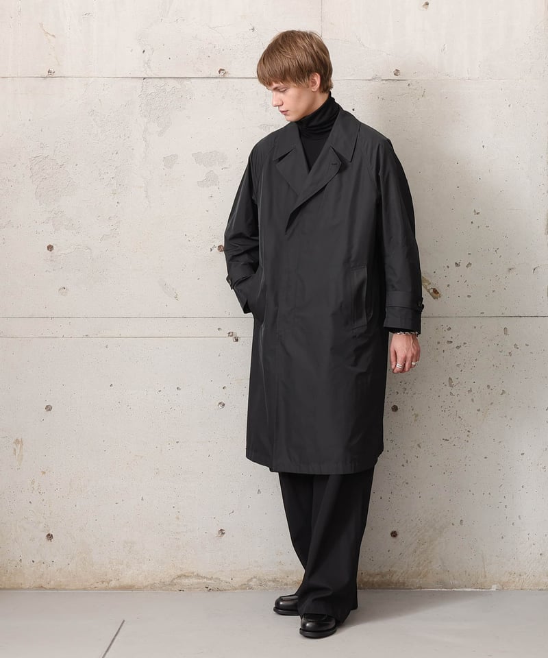 MB ULTIMATE FABRIC MEMORY TWILL シングルトレンチコート by