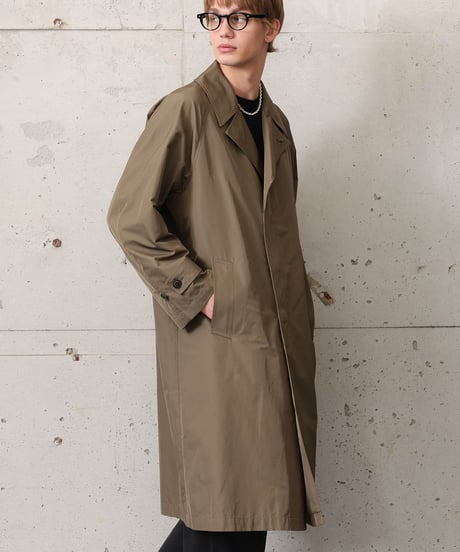 MB ULTIMATE FABRIC  MEMORY TWILL シングルトレンチコート by LIMONTA ITALY