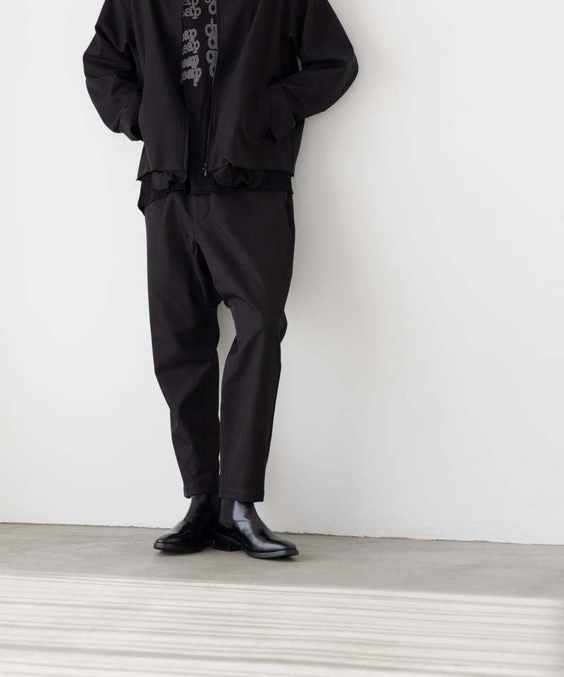 STANDARD WOOLY TWILL SAROUEL SLACKS | MB -there