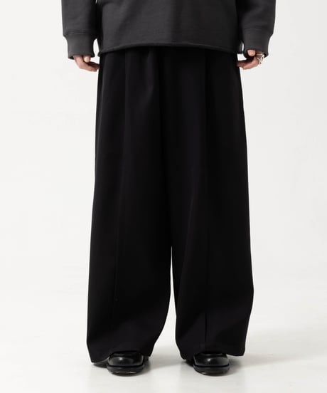 MBハイエンド尾州ウール フロントシーム”ハカマ”スラックス