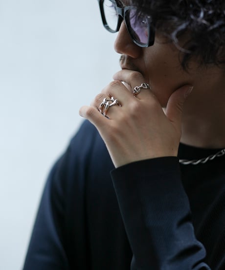 OX JEWELRY High-End Anchor Chain Classic Ring