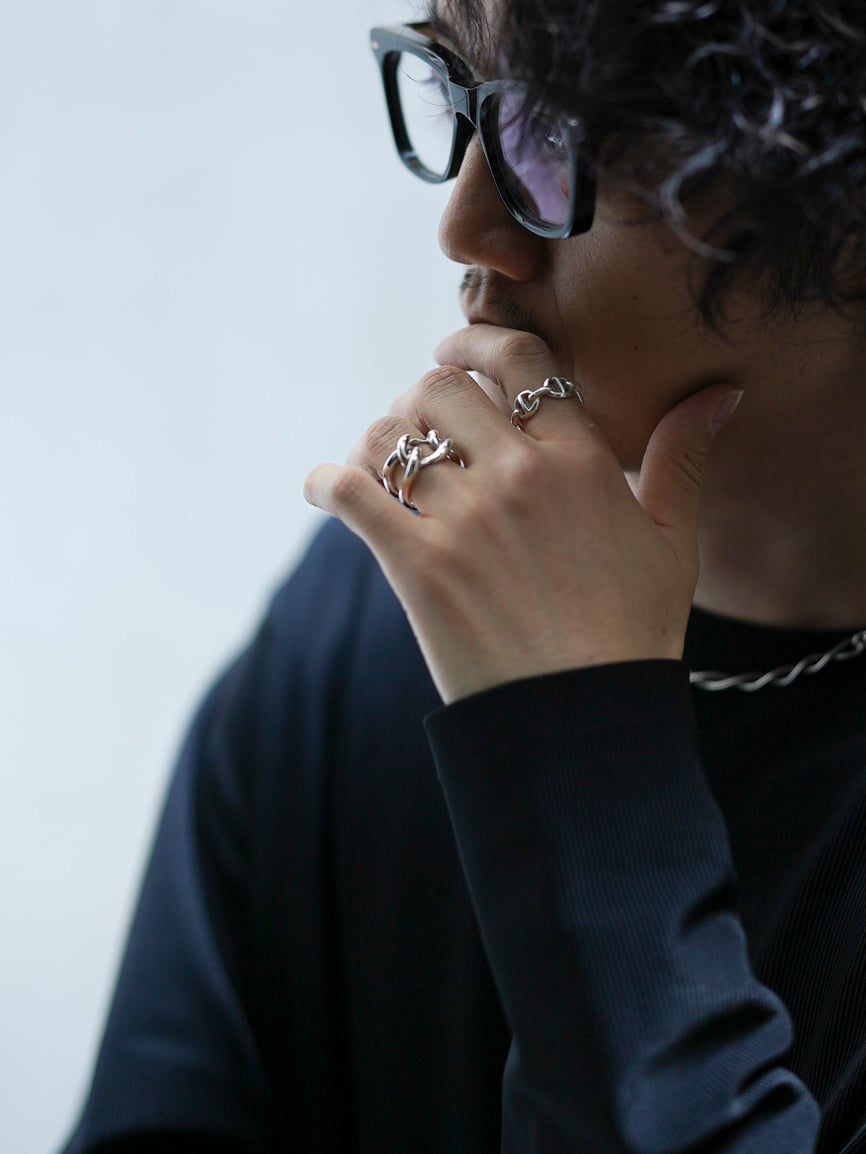 OX JEWELRY High-End Anchor Chain Classic Ring | OX JEWELRY High-End Anchor Chain Classic Ring |